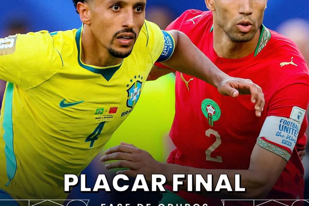 Brasil empata com Marrocos em 1 a 1 em partida equilibrada